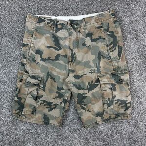 Levis Camo Cargo Shorts Mens 30 Woodland Camouflage‎ Green Pockets Military
